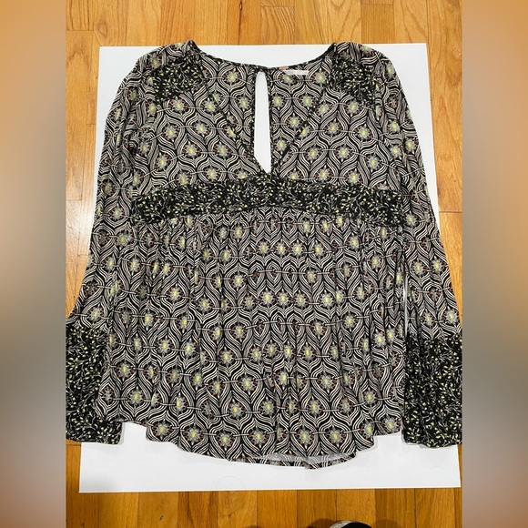 Free People Rolling Hills Boho Tunic Top - Picture 1 of 6